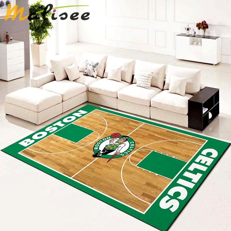 Rugs in living room and bedroom boston celtics basketball team nba court living room carpet kitchen area rugs Rectangle Rug