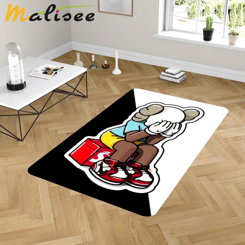 Rugs in living room and bedroom hypebeast rug - sneakerhead rug - elite rug- shoes rug- street style rug- living room rug- boy room decor rug- sneaker area rug- sport rug Rectangle Rug