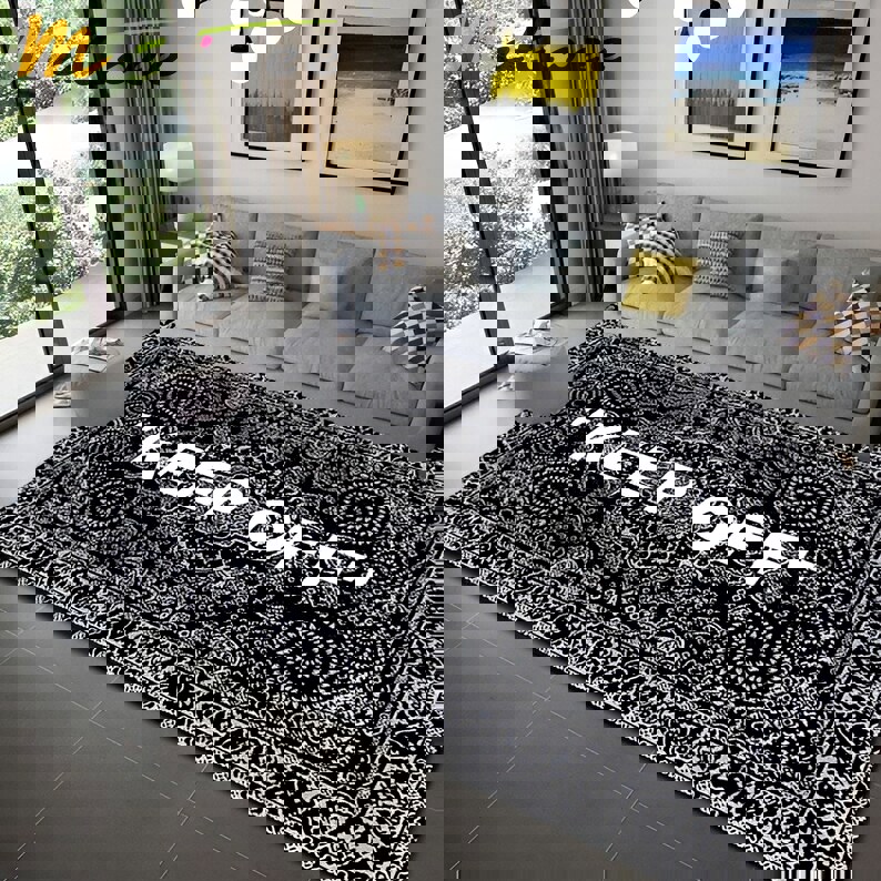 Rugs in living room and bedroom off white keep off rug- keep off- keep off carpet- for living room- fan carpet-popular rug- themed rug- cool rug decor- for bedroom rugs Rectangle Rug