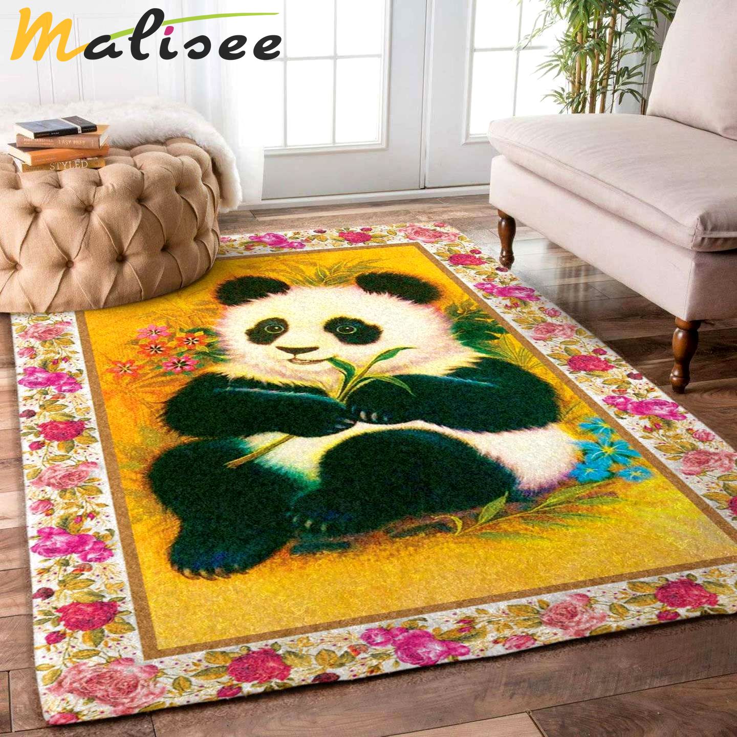 Rugs in living room and bedroom panda rug carpet Rectangle Rug