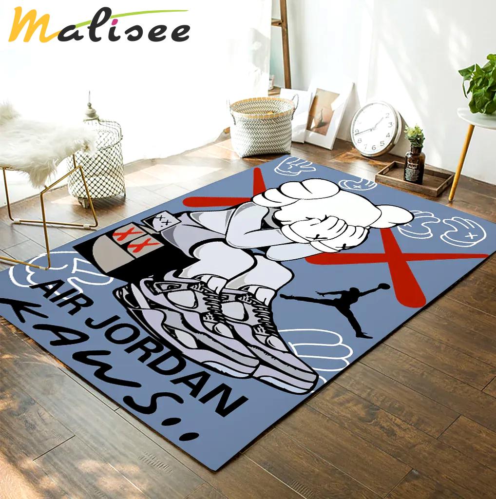 Rugs in living room and bedroom supreme kaws fashion area rug carpet living room rug us gift decor Rectangle Rug