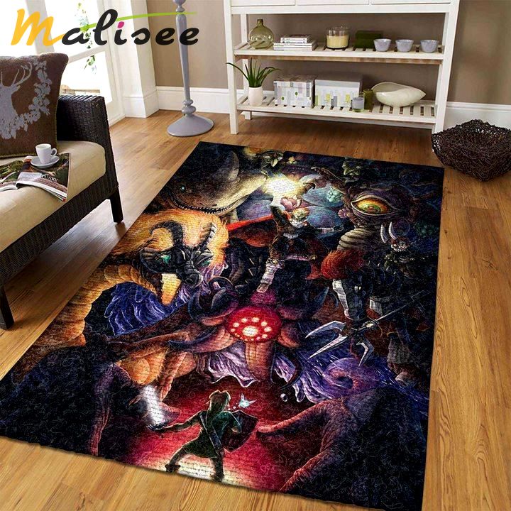 Rugs in living room and bedroom the legend of zelda area rug gaming rug carpet Rectangle Rug