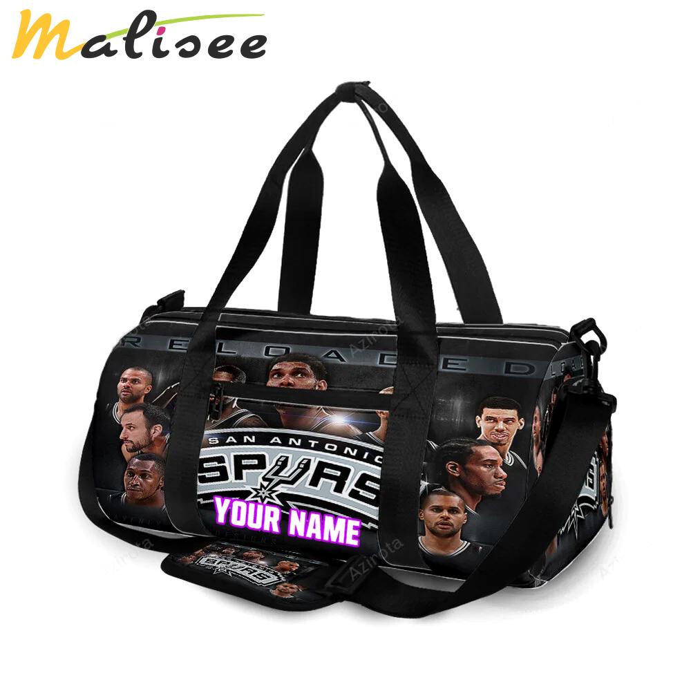 San antonio spurs all players8 personalized name travel bag gym bag 2371 Travel Bag