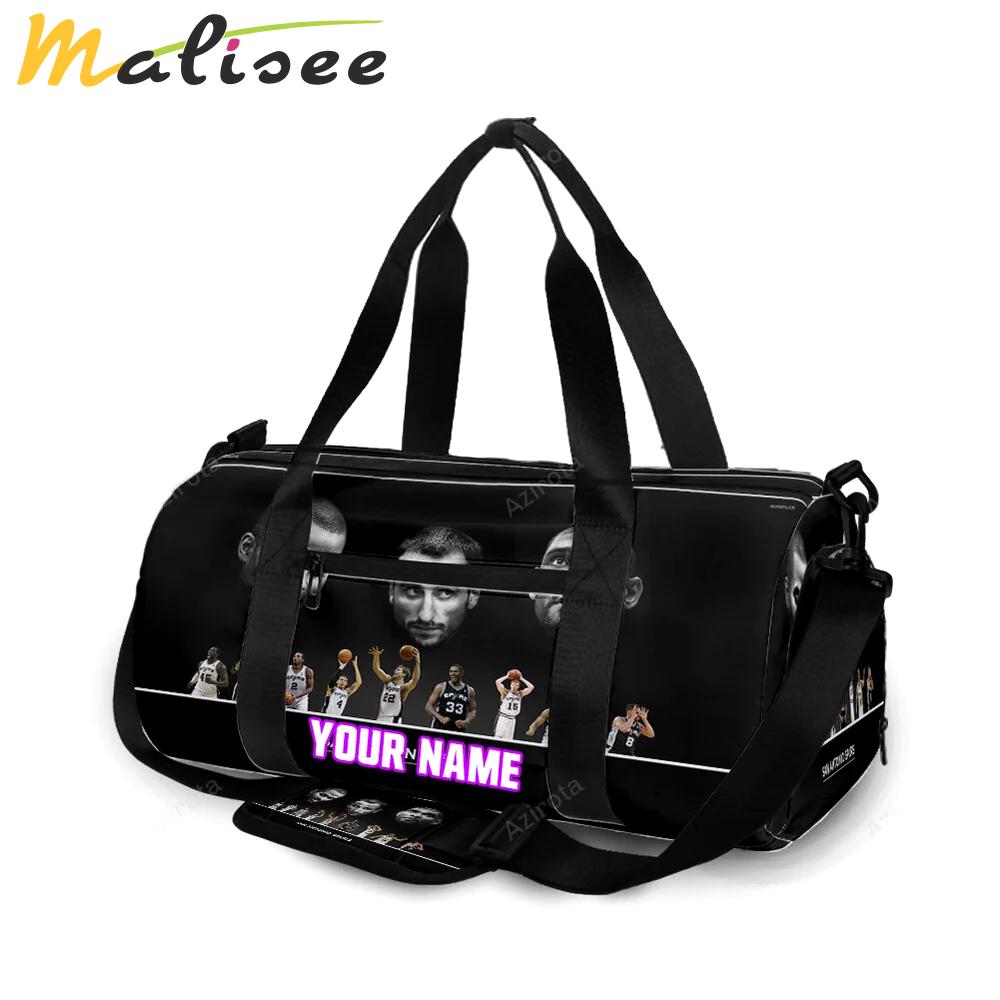 San antonio spurs all players9 personalized name travel bag gym bag 2390 Travel Bag