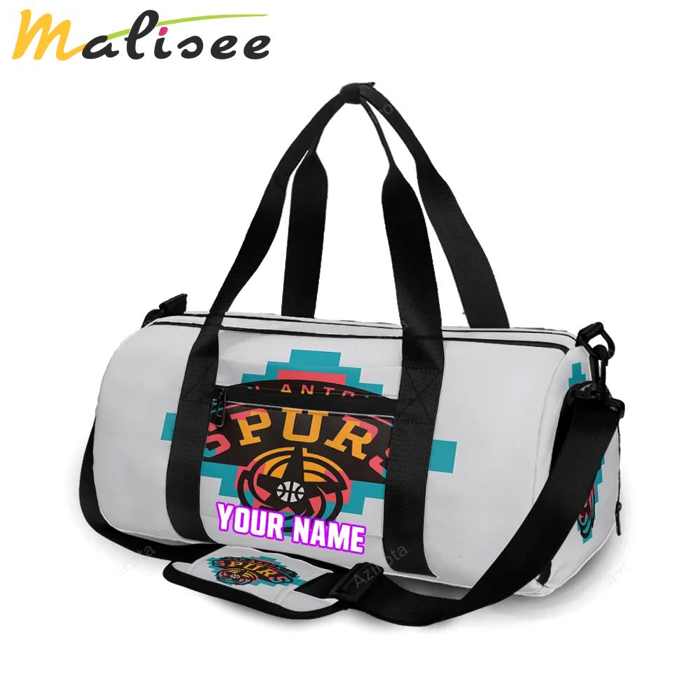 San antonio spurs fullcolor personalized name travel bag gym bag 2268 Travel Bag