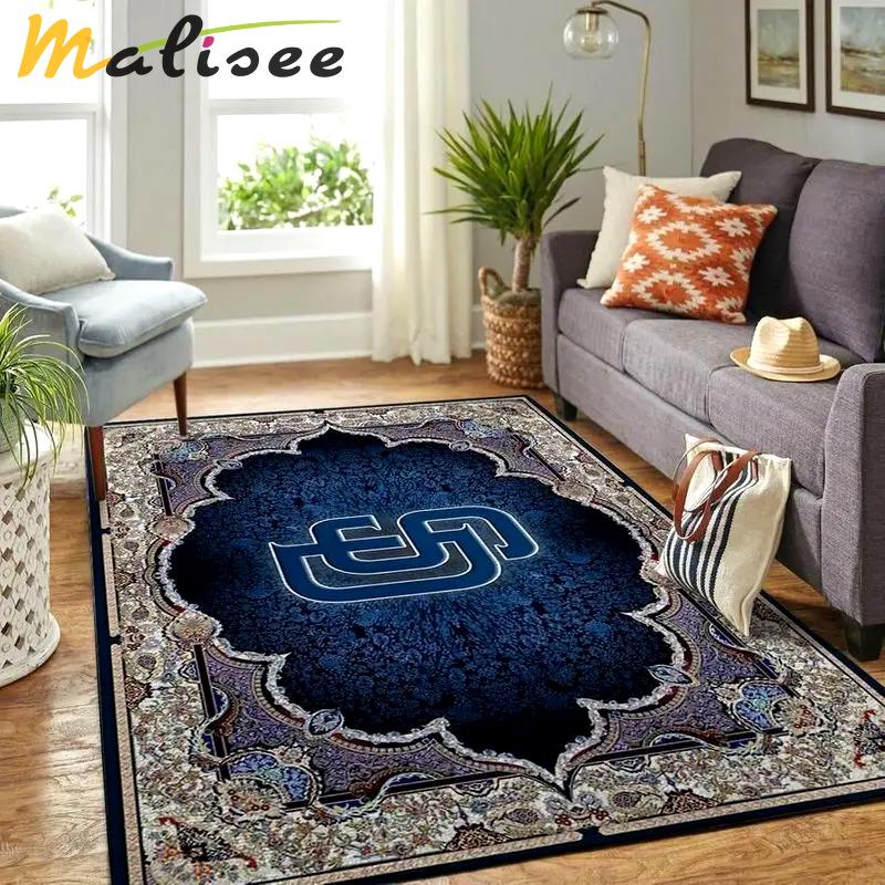 San diego padres area rug mlb baseball team logo carpet living room rugs 12 Rectangle Rug
