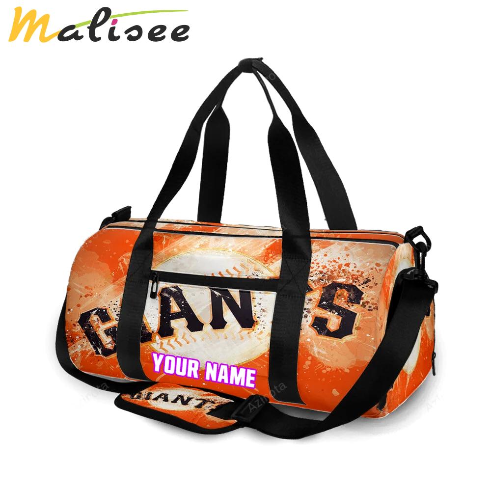 San francisco giants art 5 personalized name travel bag gym bag 2589 Travel Bag