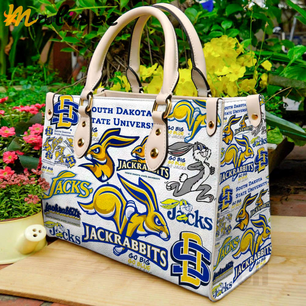 Sdsu jackrabbits leather handbag for women gift 4215 Women Leather Hand Bag