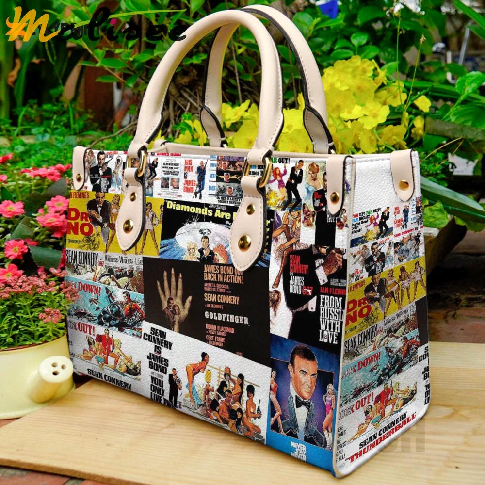 Sean connery leather bag for women gift 1193 Women Leather Hand Bag
