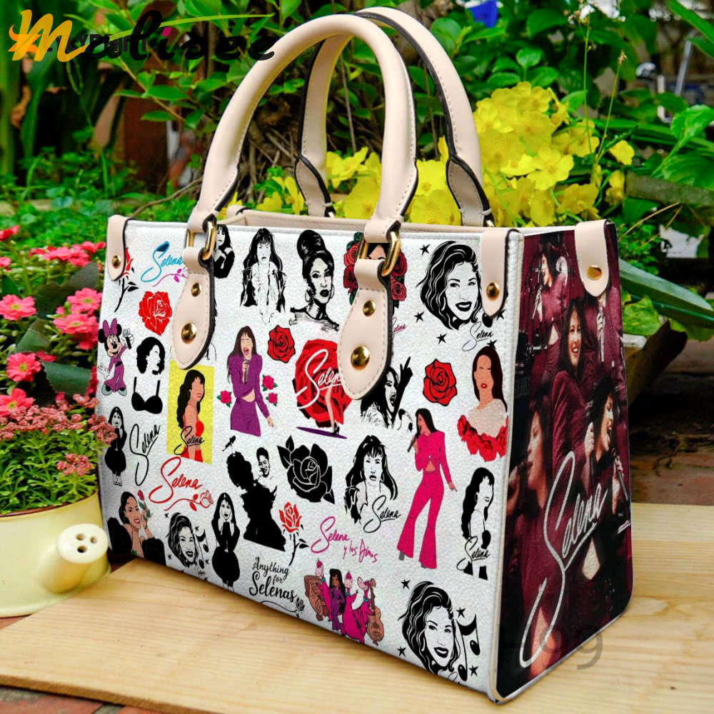 Selena quintanilla leather handbag gift for women 470 Women Leather Hand Bag