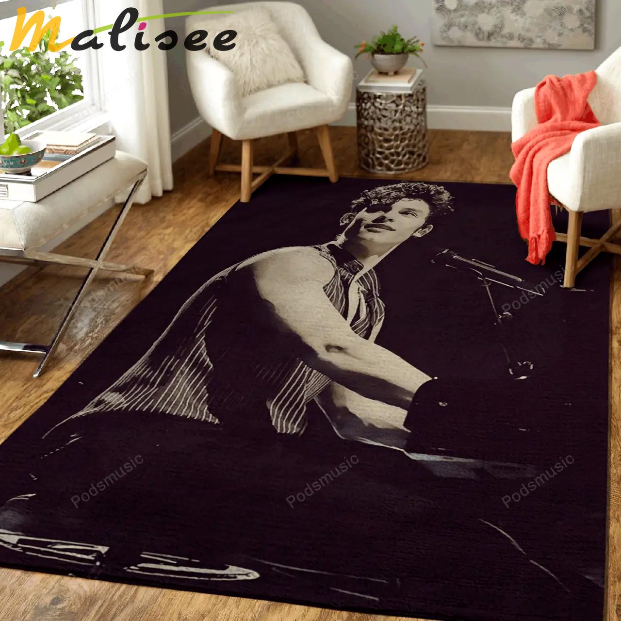 Shawn mendes 123 music art for fans area rug living room carpet rug regtangle carpet floor decor home decor Rectangle Rug