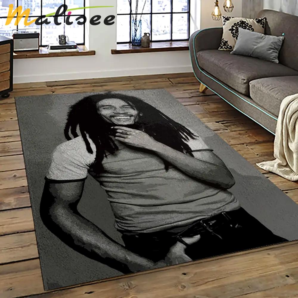 Singer bob marley music carpet rectangle area rug for living room bedroom decor bm33 Rectangle Rug