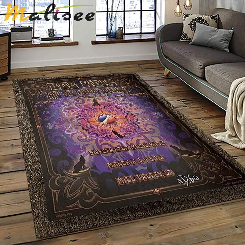 Singer bob weir music carpet rectangle area rug for living room bedroom decor bw13 Rectangle Rug