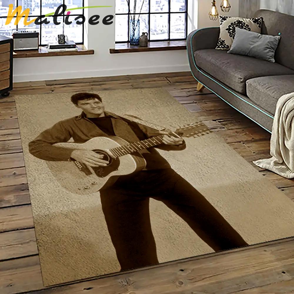Singer elvis presley music carpet rectangle area rug for living room bedroom decor ep32 Rectangle Rug