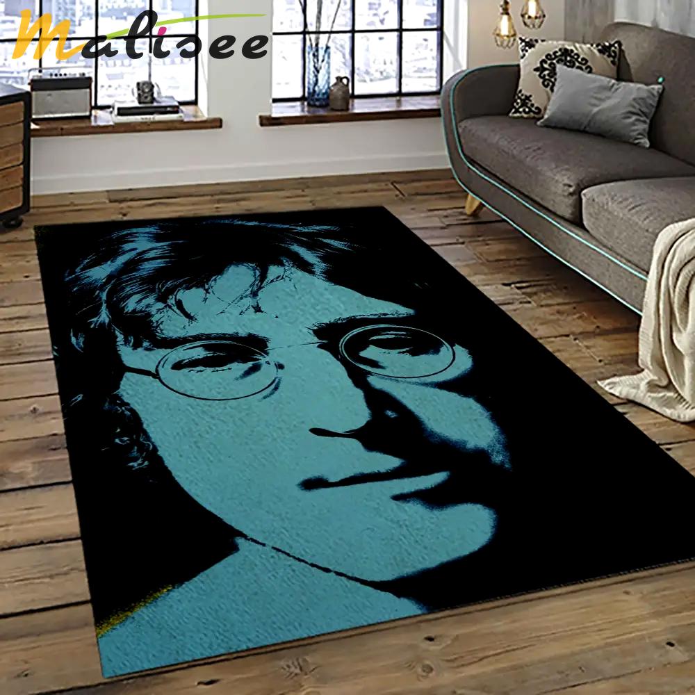 Singer john lennon music carpet rectangle area rug for living room bedroom decor jl16 Rectangle Rug