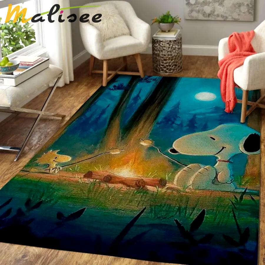 Snoopy area rug living room rug home decor disney movie ofd 1910218 Rectangle Rug