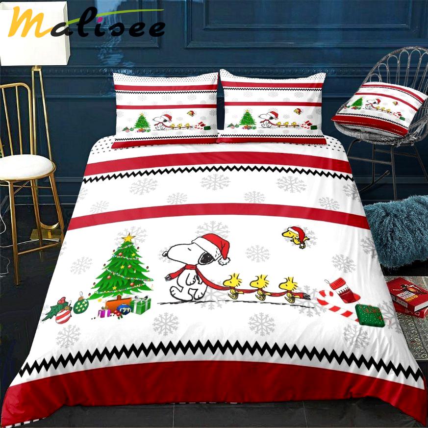 Snoopy christmas bedding set Bedding Sets