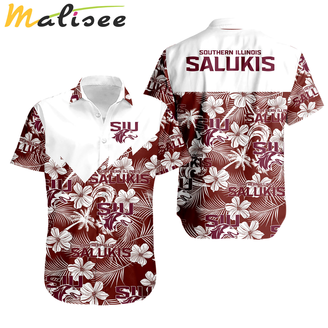 Southern illinois hawaiian shirt Hawaii Shirt Shorts & Flip Flops