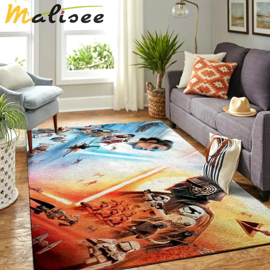 Star wars the rise of skywalker area rug living room rug home decor movie ofd 19120725 Rectangle Rug