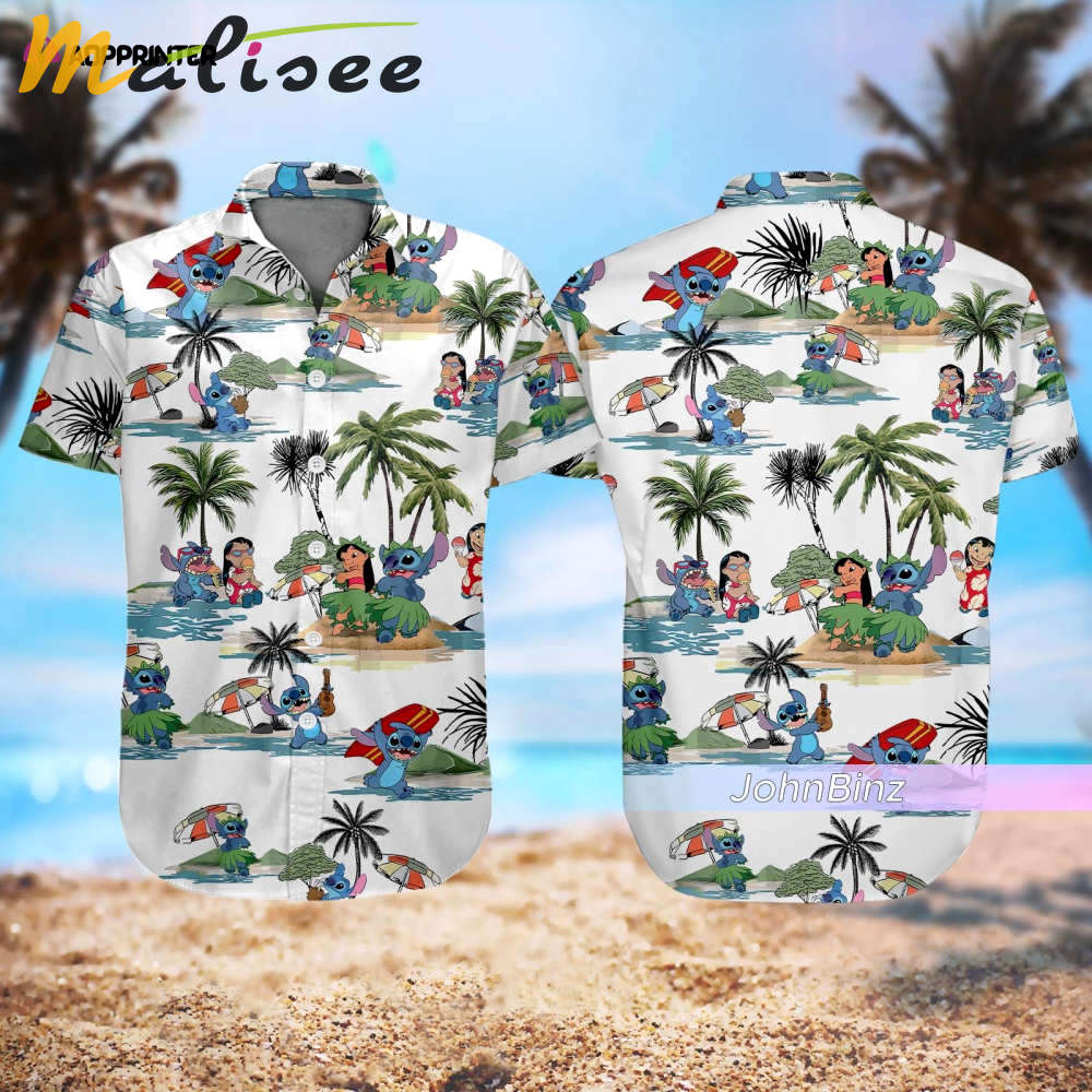Stitch hawaiian shirt: disney stitch shirt button up summer workout – gifts for him Hawaii Shirt