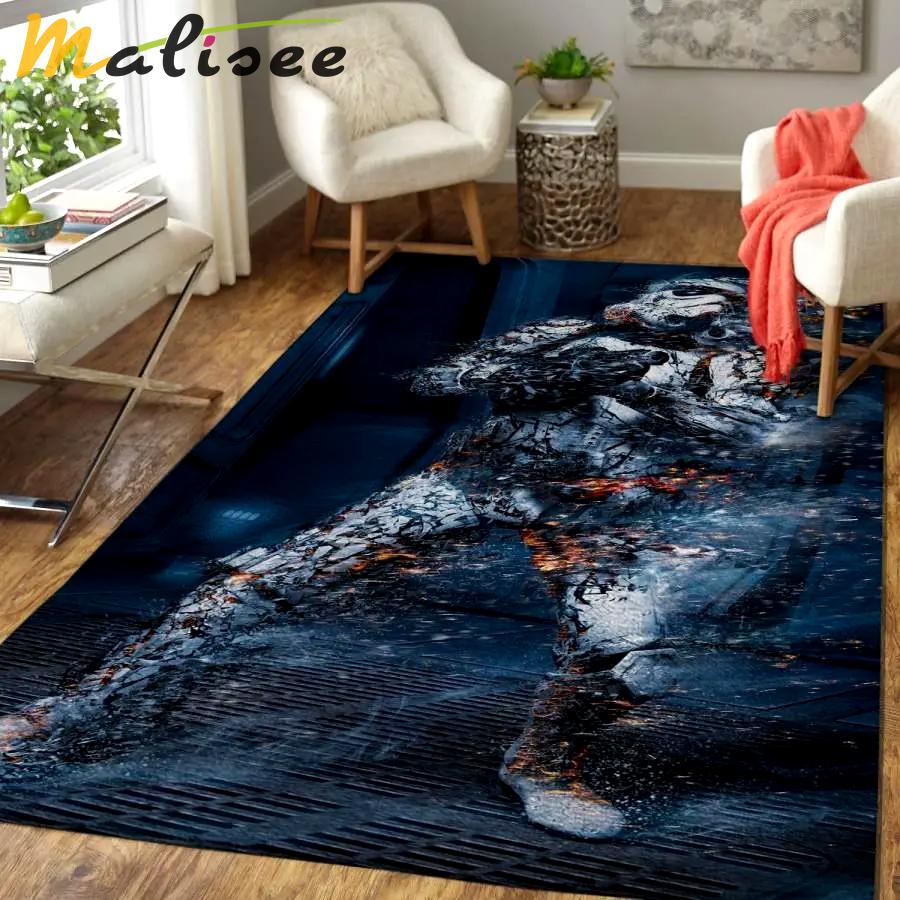 Stormtrooper area rug living room rug home decor star wars movie 19101916 Rectangle Rug