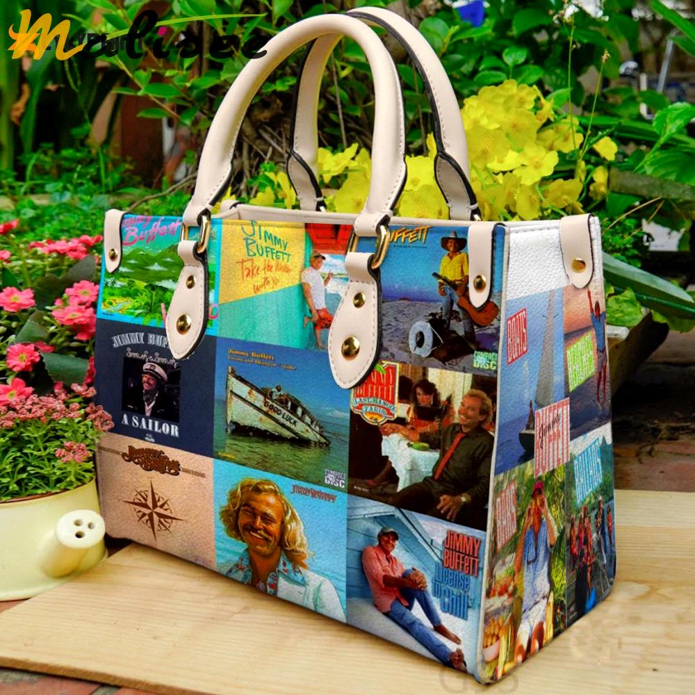 Stylish jimmy buffett 1g leather hand bag gift for women’s day for women s day g95 gift 3192 Women Leather Hand Bag