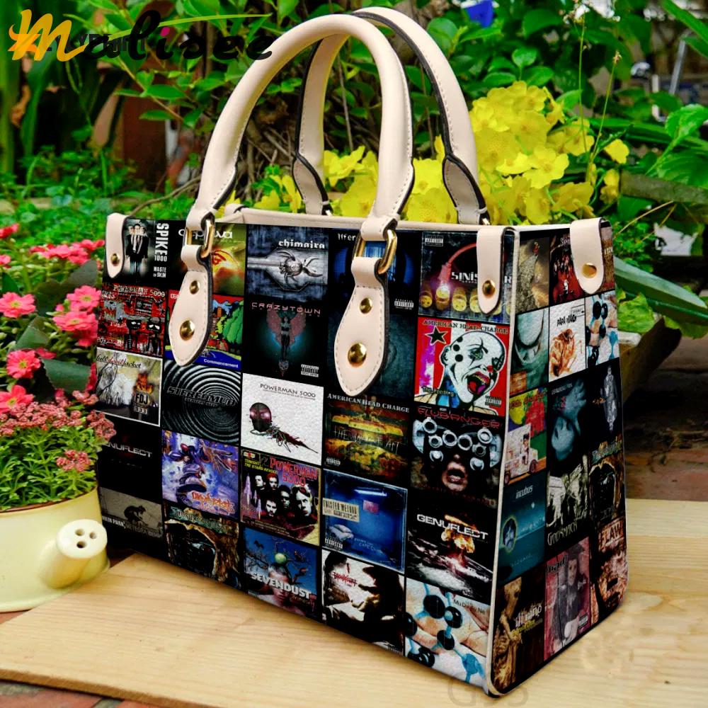 Stylish nu metal leather hand bag gift for women’s day – perfect women s day gift g95 3462 Women Leather Hand Bag