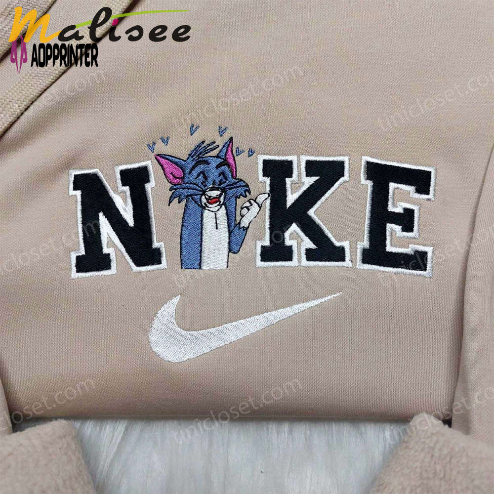 Stylish tom nike & cartoon embroidered shirts – nike inspired designs Embroidered Shirt
