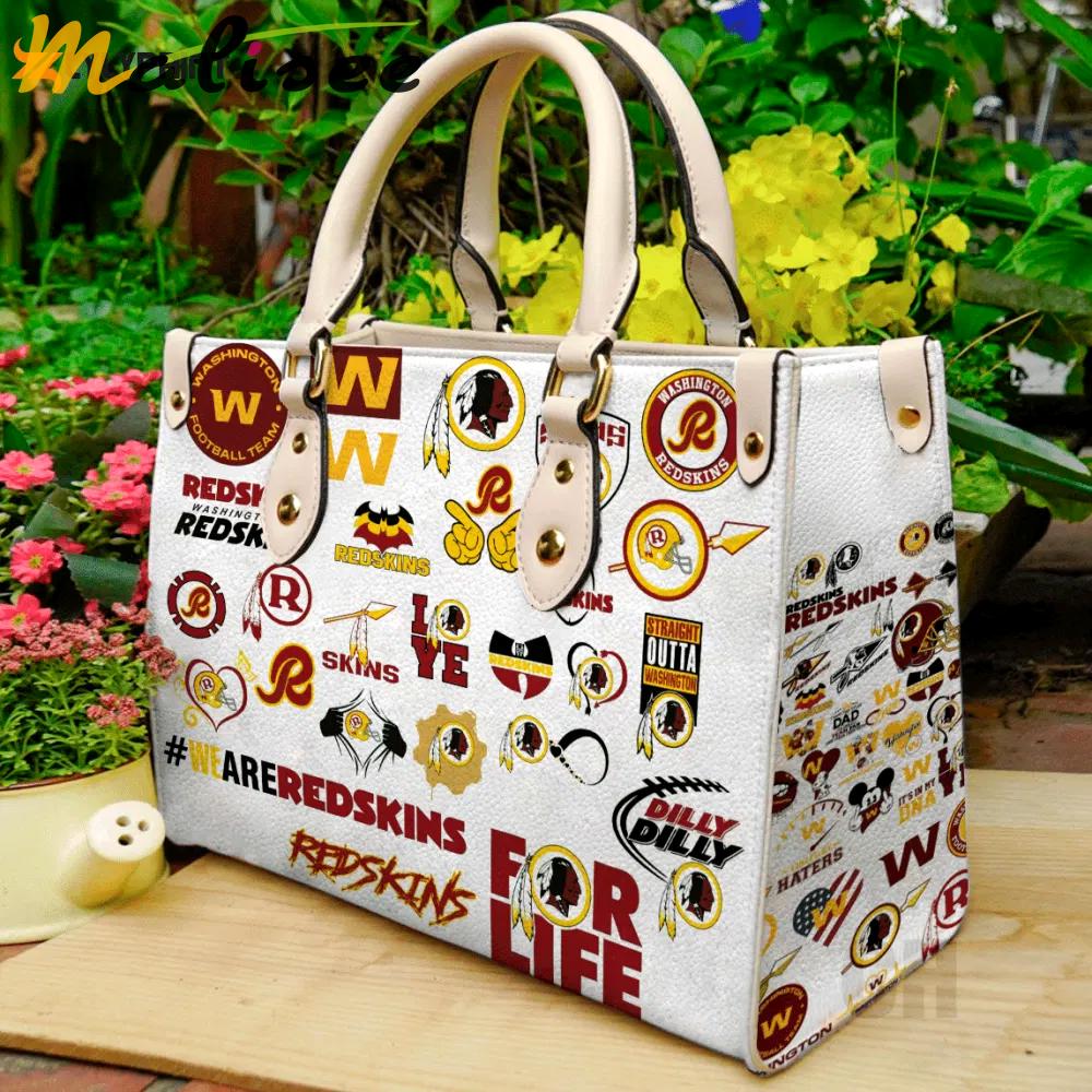 Stylish washington redskins leather hand bag gift for women’s day for women s day – perfect gift! 3796 Women Leather Hand Bag