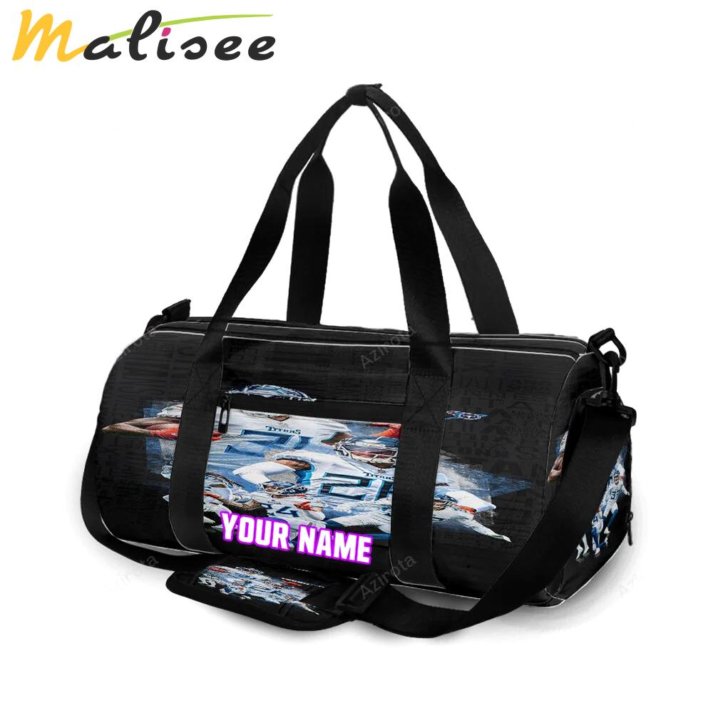 Tennessee titans players v8 personalized name travel bag gym bag 2596 Travel Bag