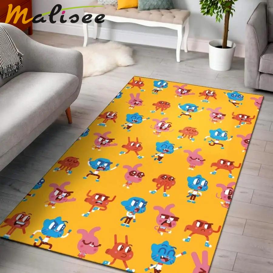 The amazing world of gumball area rug living room rug home decor carpet Rectangle Rug