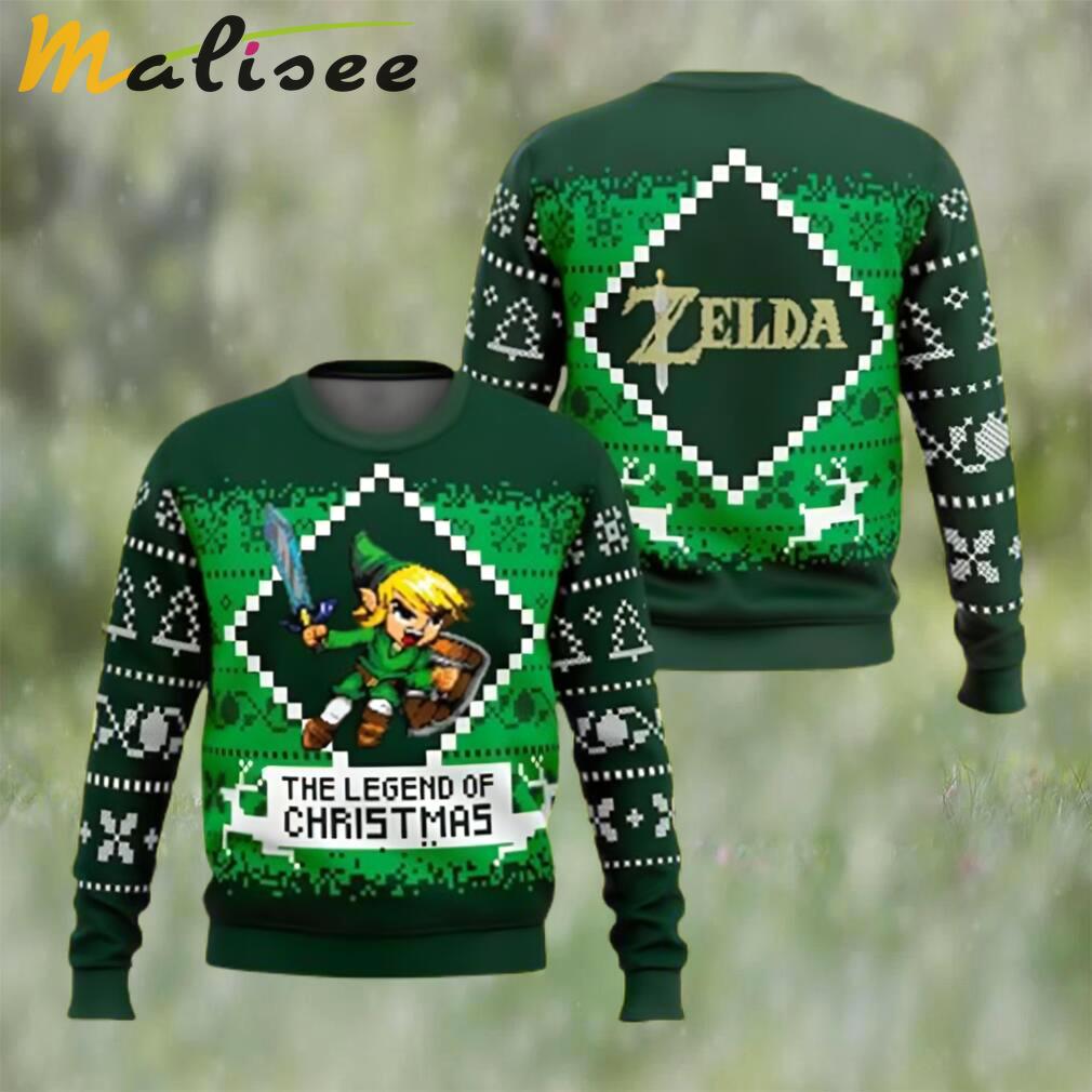 The legend of christmas zelda ugly christmas sweater majora?s ugly sweater Christmas Ugly Sweater