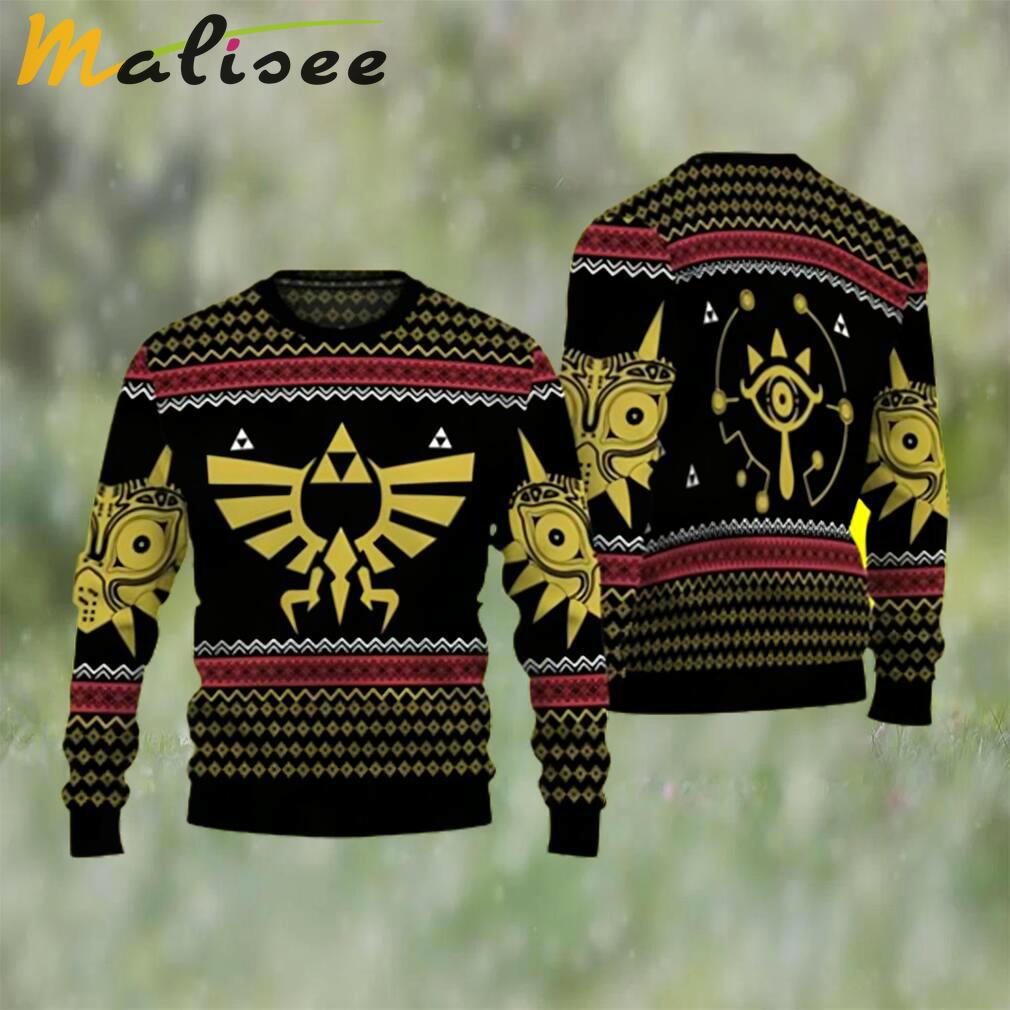 The legend of zelda ugly knitted christmas sweater xmass gift for fan Christmas Ugly Sweater