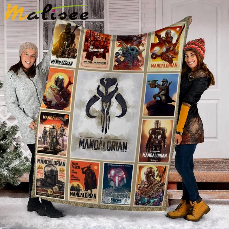 The mandalorian blanket, starwars mandalorian fleece blanket quilt, mandalorian the child blanket, starwars  blanket, birthday gift Quilt Blanket
