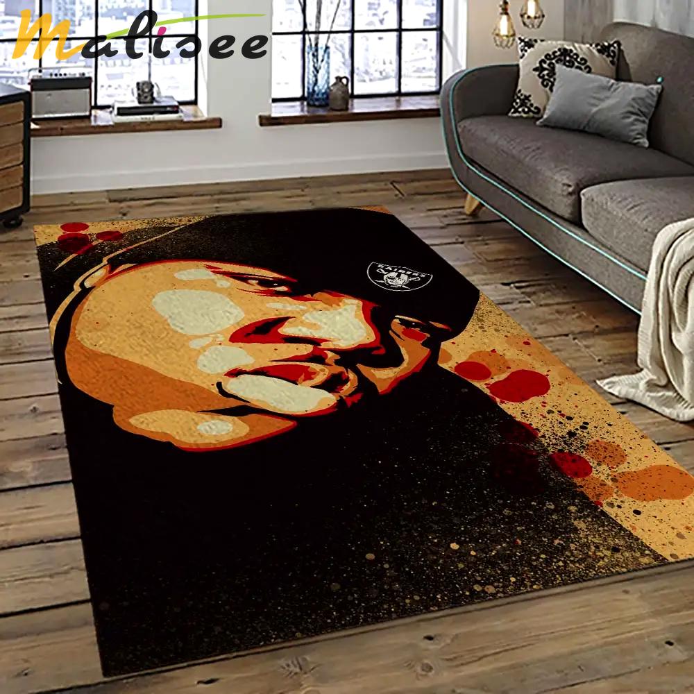 The notorious b.i.g. rapper hiphop music rap carpet area rug home decor gift for fans gift for friends big24 Rectangle Rug