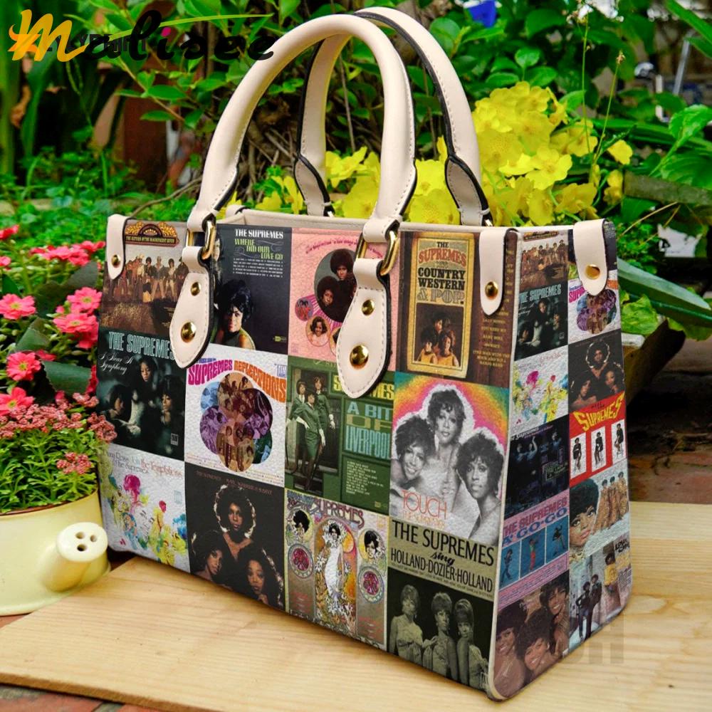 The supremes leather bag for women gift 942 Women Leather Hand Bag