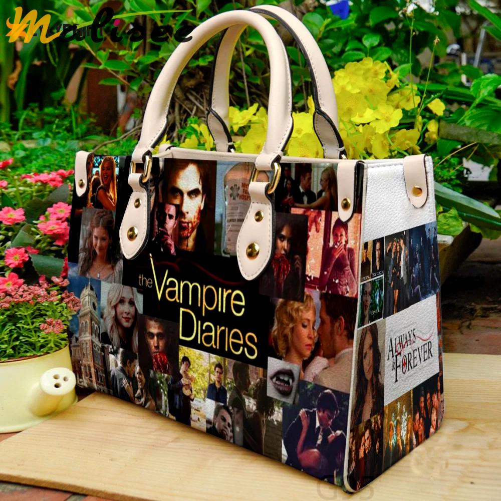 The vampire diaries leather bag for women gift 812 Women Leather Hand Bag