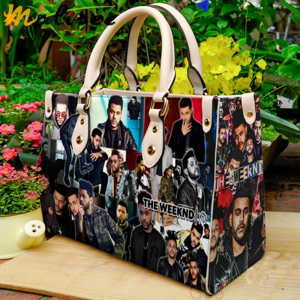 The weeknd 1 leather bag for women gift 1623 Women Leather Hand Bag