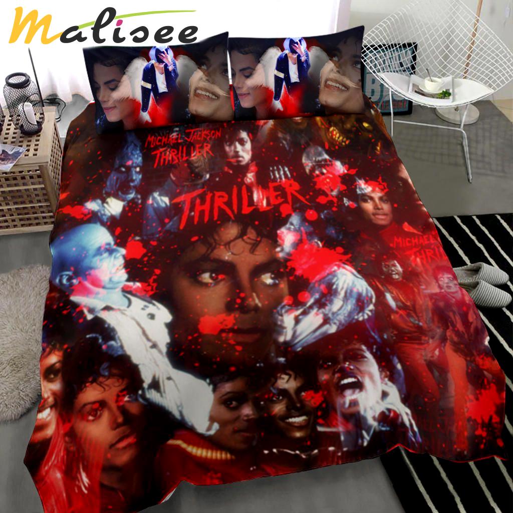 Thriller michael jackson rock music print full bedding set Bedding Sets