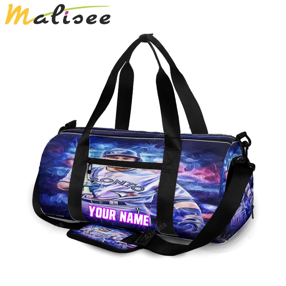Toronto blue jays russell martin1 personalized name travel bag gym bag 2491 Travel Bag