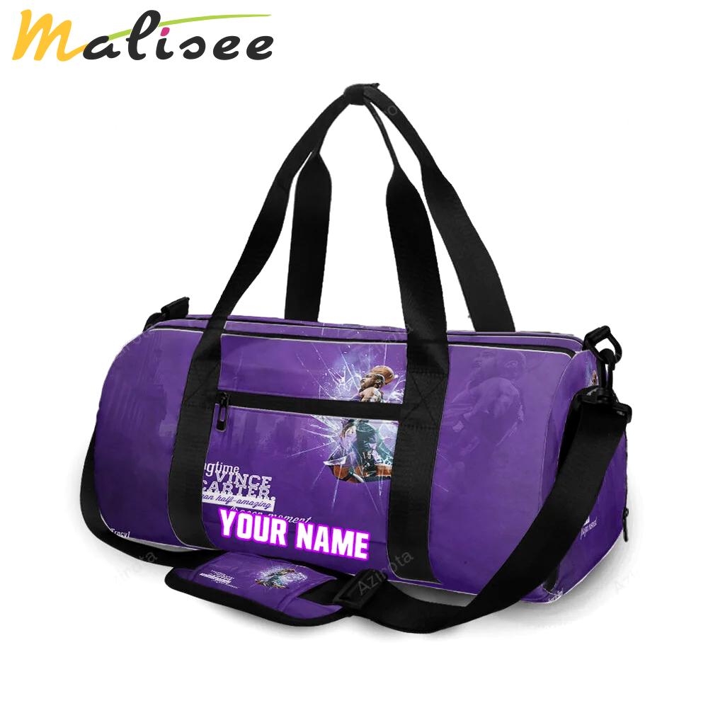 Toronto raptors vince carter1 personalized name travel bag gym bag 2529 Travel Bag