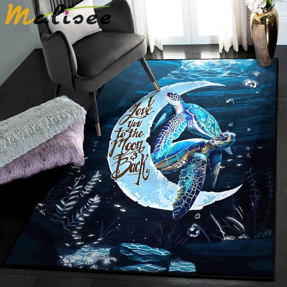 Turtle indoor outdoor rugs, turtle rug Rectangle Rug
