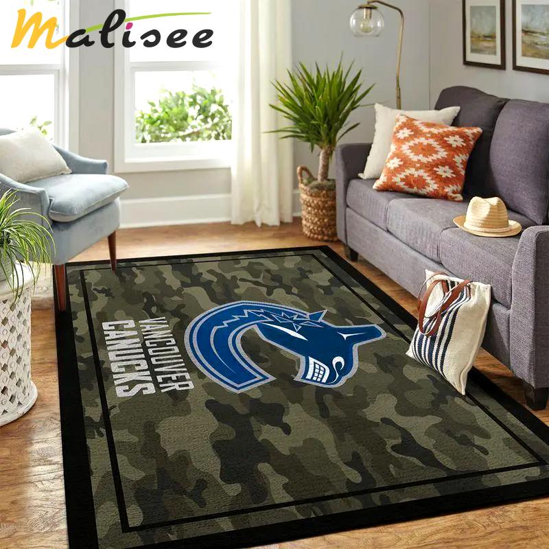 Vancouver canucks area rugs nhl hockey living room carpet team logo 20030481 1 Rectangle Rug