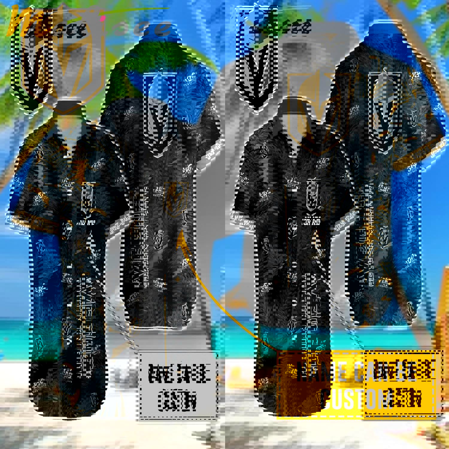 Vegas golden knights hawaiian shirt Hawaii Shirt Shorts & Flip Flops