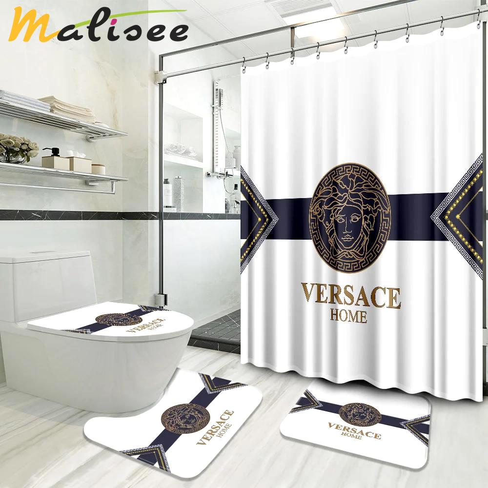 Versace home decor bath mat luxury fashion brand bathroom sets hypebeast Bathroom Set