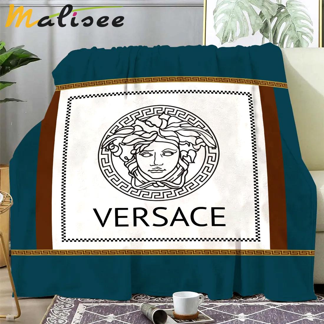 Versace luxury brand premium blanket fleece home decor 60 Blanket Fleece