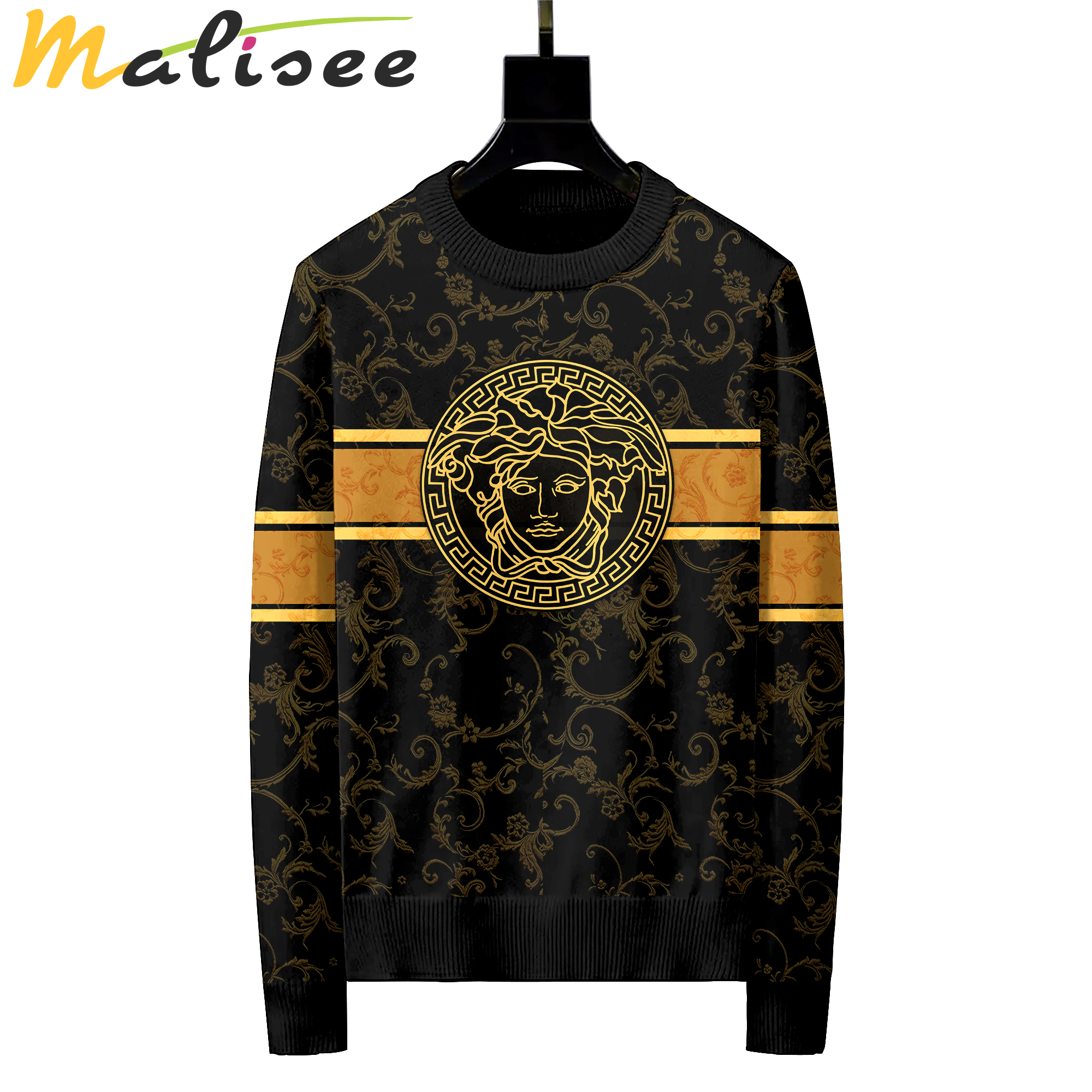 Versace luxury ugly sweater for winter hot 2024  style 210 Christmas Ugly Sweater