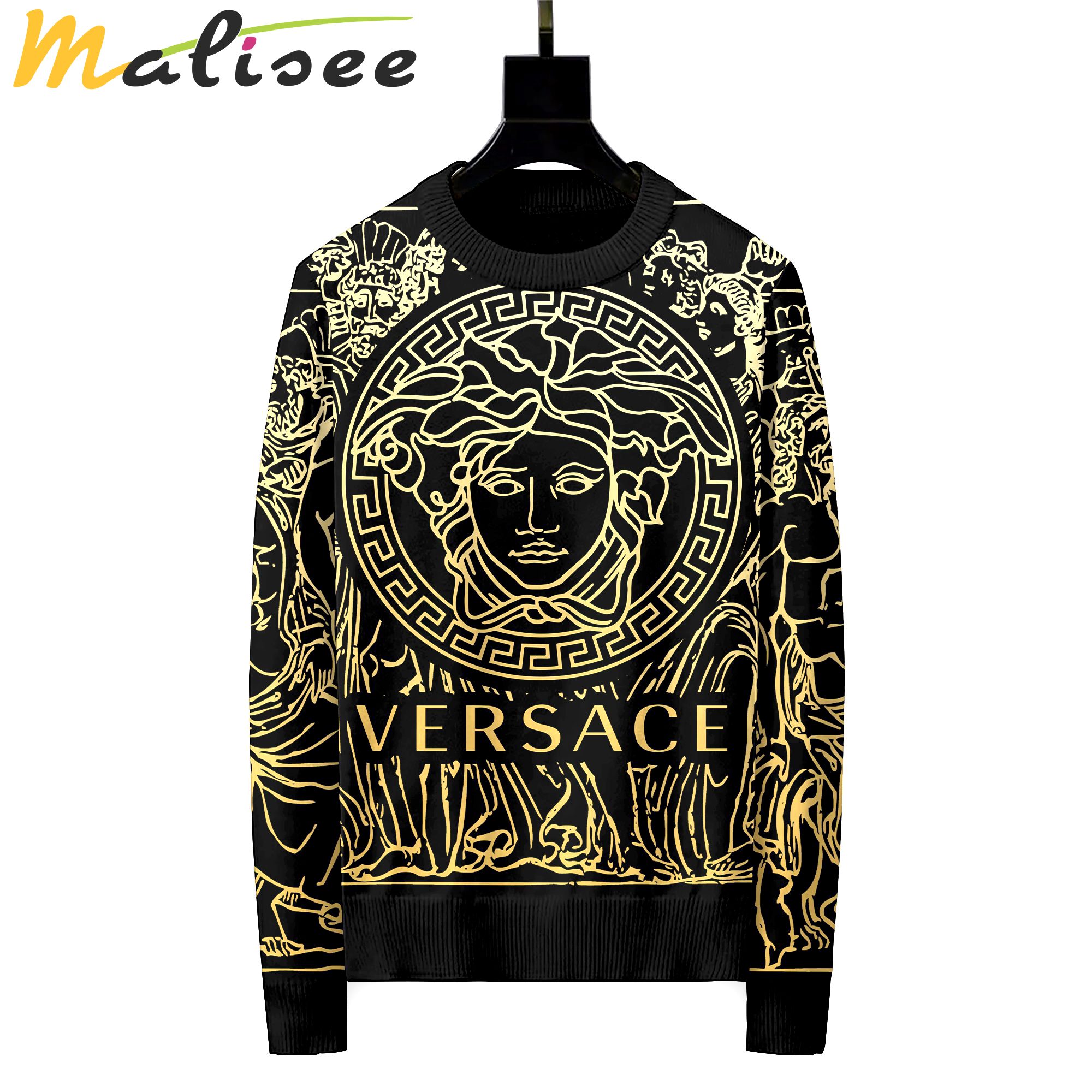 Versace luxury ugly sweater for winter hot 2024  style 744 Christmas Ugly Sweater