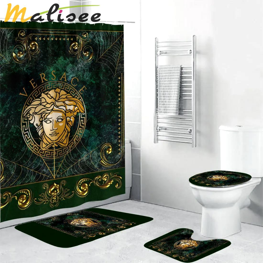 Versace medusa fashion luxury brand premium bathroom set home decor Bathroom Set