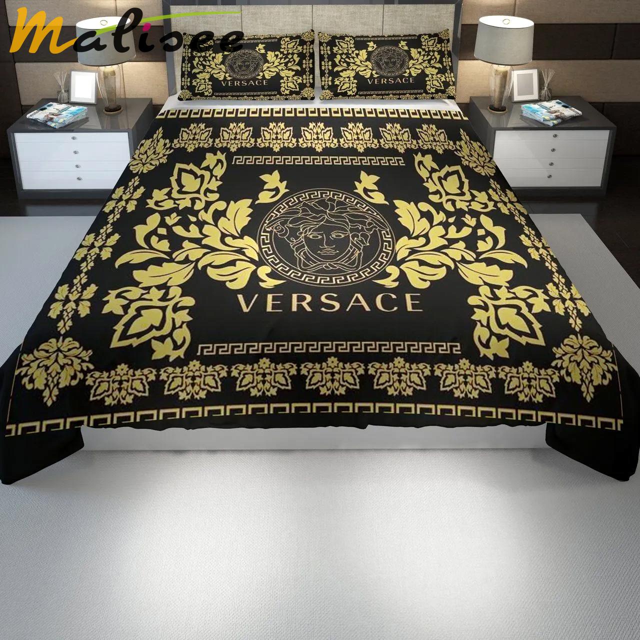 Versace new luxury brand bedding sets bedspread duvet cover set, bedroom decor , thanksgiving decorations for home Bedding Sets